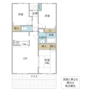 グランマリッチ【1階】の間取り