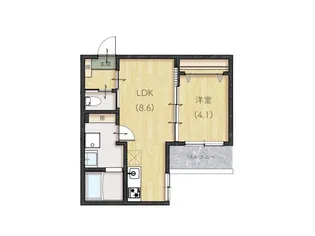 Lien十日市【3階】の間取り