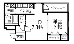 アイ・パレスI番館【2階】の間取り
