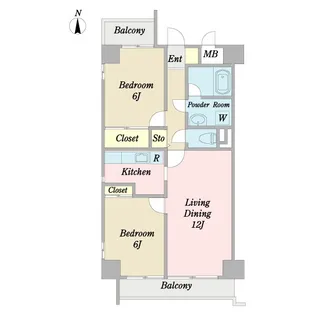 エスペランサ【9階】の間取り