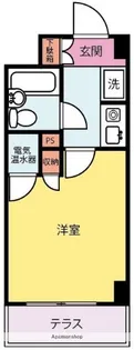 カテリーナ生田【1階】の間取り