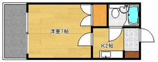 エステート山根【3階】の間取り
