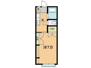 エルクハウス【1階】の間取り