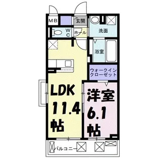 エテルノ・グランデII【2階】の間取り