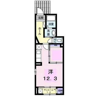 カーサ・セレッソ KI【1階】の間取り