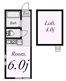 ユナイト 池上フォートウィリアム【2階】の間取り