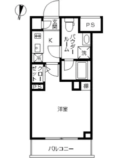 スカイコート蒲田EAST【1階】の間取り