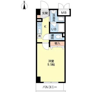 リアンコスタ【3階】の間取り