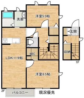 フォレナコート春日C棟の間取り