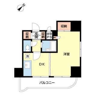 セザール琴似【5階】の間取り