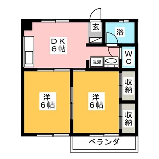 サンハイツ【1階】の間取り