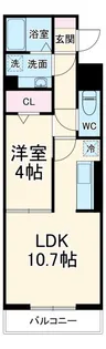 Noble villa草加西町A【2階】の間取り