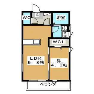 メゾンA【2階】の間取り