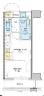 プラウドフラット清澄通り【6階】の間取り
