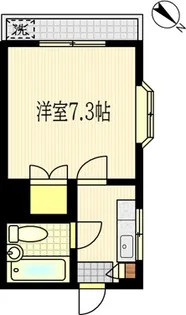 グリーンサイド獅子ヶ谷【1階】の間取り