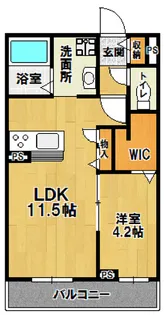 フォンテーン洞峰【2階】の間取り