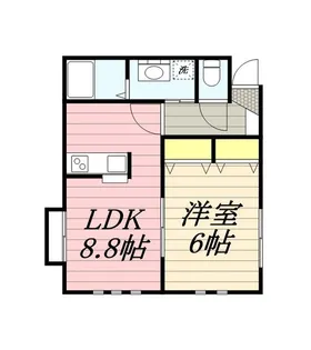 スプリングベイ【1階】の間取り