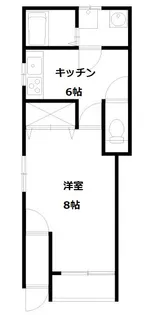 ハイツセーブル【1階】の間取り
