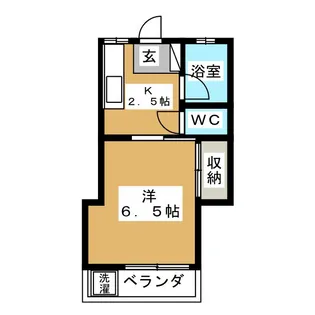 ハウス本橋【1階】の間取り