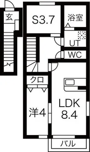 ラ・フェリーチェ【2階】の間取り