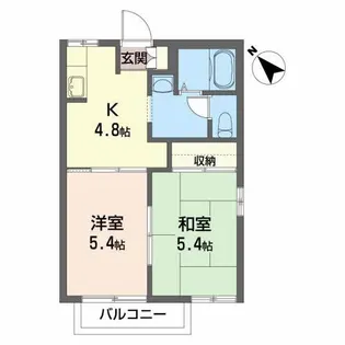 ディアス桜屋敷【2階】の間取り