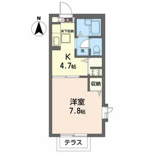 マンハイムI【1階】の間取り
