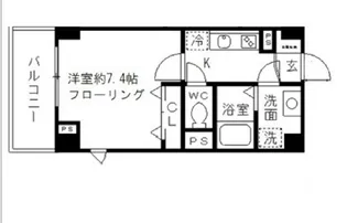 リヴェールタワー綾瀬【9階】の間取り