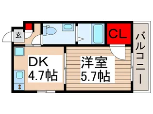GRAN PASEO六町【5階】の間取り