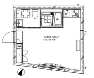 Ludens 常盤台【2階】の間取り