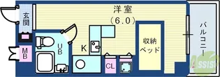 ラ パルフェ ド シェリール【3階】の間取り