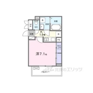 ラフレシールウエスト【2階】の間取り