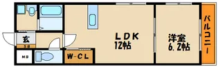 アンソレイユI【3階】の間取り