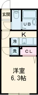 Branche笹塚【4階】の間取り