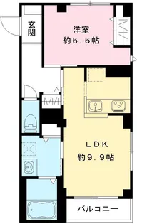 ホワイト・ルミエ【3階】の間取り