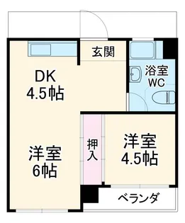 押賀マンション【3階】の間取り