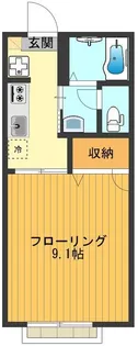 プラザコート2【2階】の間取り
