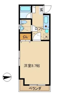 メゾン朋泉高砂【11階】の間取り