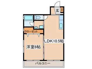 勝田ビル【2階】の間取り