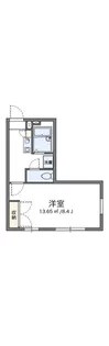 レオパレスO・Zー1【1階】の間取り