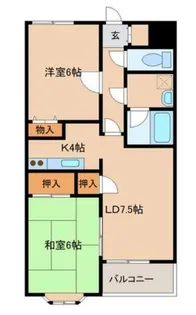 ラビスタ駅南【3階】の間取り