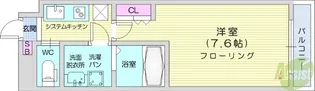 デュオフィール仙台東【7階】の間取り