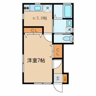 Green Fall【1階】の間取り