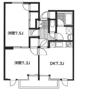エマーレ永山【2階】の間取り