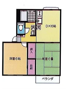 泉ハイム【3階】の間取り