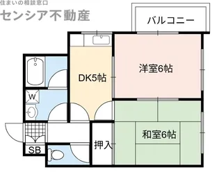 シームリー・ワン【2階】の間取り