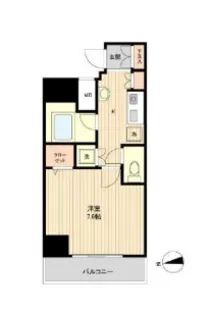 ラクラス新御徒町【2階】の間取り