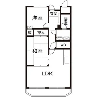 第3洋行ビルサンブルーメ【4階】の間取り