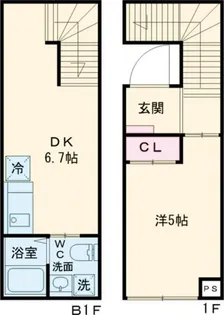 RSC西早稲田【1階】の間取り