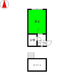 加藤ハイツ【2階】の間取り