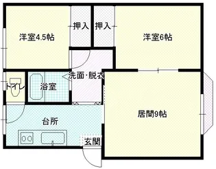 エコハイツ【1階】の間取り
